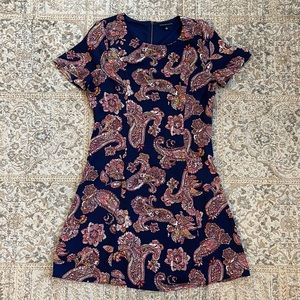 Paisley print dress